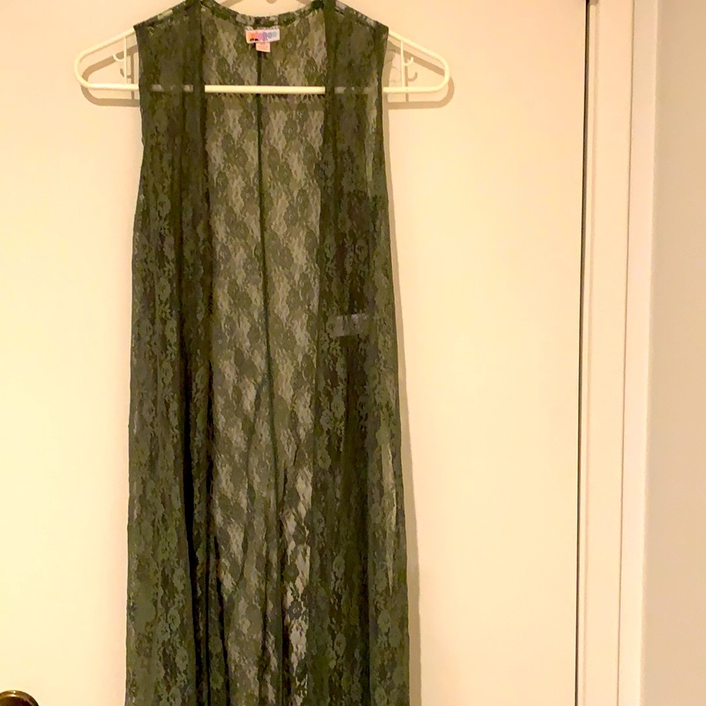LuLaRoe Sheer Lace Vest